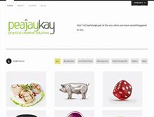 Tablet Screenshot of peajaykay.com